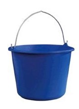 Emmer 12 liter blauw kunststof