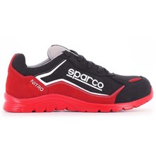 Werkschoen Sparco Practice S1P laag zwart/rood