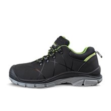 Werkschoen Safefeet Lenvik S3 laag zwart/groen