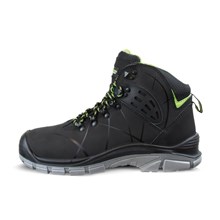 Werkschoen Safefeet Larvik S3 hoog zwart/groen