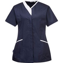 Dames Modern Tuniek navy/wit mt S