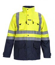 Hydrowear parka FR-AST Miramas geel/blauw