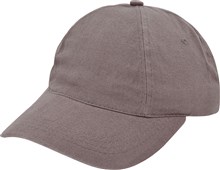 Cap 5-panel Nilton dark grey met metalen gesp