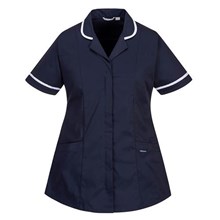 Dames Tuniek PW stretch navy/wit