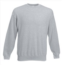 Sweater ronde hals Fruit of the Loom Heather Grey