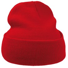 Knitted hat rood