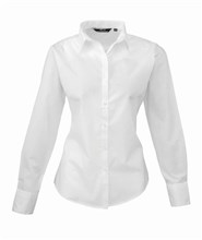 Damesblouse Premier Poplin LS wit