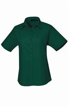 Damesblouse Premier Poplin SS bottle green