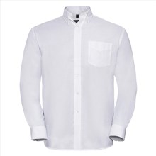 Herenoverhemd Russell Classic Oxford LS wit