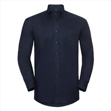 Herenoverhemd Russell Classic Oxford LS bright navy