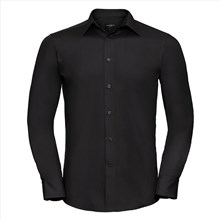 Herenoverhemd Rusell LSL Tailored zwart
