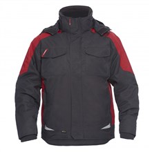 Engel winterjack Galaxy grijs/rood