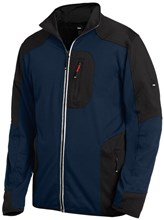 Fleecejas FHB Ralf marine/zwart