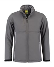 L&S Softshell for him pearl grey
