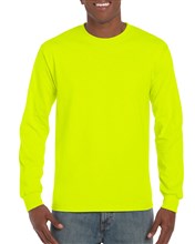 Gildan T-shirt LS safety green