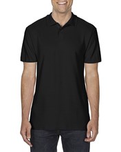 Gildan Polo Softsyle for him zwart