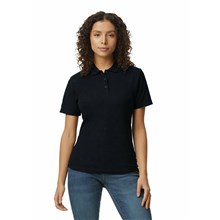 Gildan Polo Softstyle Lady zwart