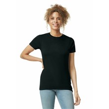 Gildan T-shirt Softstyle Lady zwart