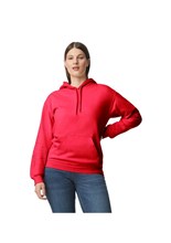 Gildan Sweater Hooded Softstyle unisex rood
