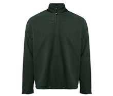 Fleece sweater Quarter Zip forrest green