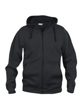 Clique Basic Hoody Full Zip zwart