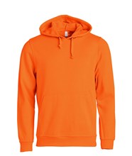 Clique Basic Hoody diep oranje
