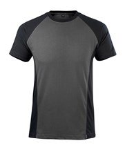 T-shirt Potsdam donkerantraciet/zwart