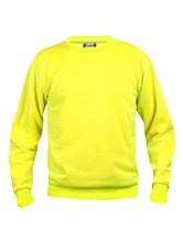Clique sweater signaal geel