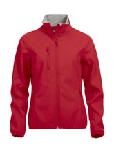 Clique Basic Softshell Ladies rood