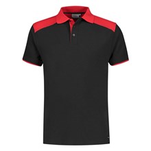 Poloshirt Tivoli zwart/rood