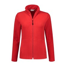 Polarfleece jack Bormio ladies rood