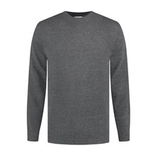 Pullover Heren Pisa ronde hals darkgrey