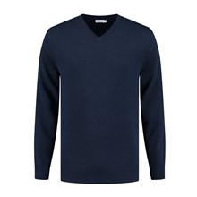 Pullover Unisex Porto V-hals navy