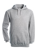 B&C hooded sweater heather grey