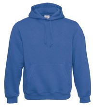 B&C hooded sweater royal blue