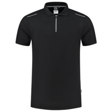 Poloshirt Accent zwart/grey