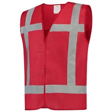Veiligheidsvest reflectie rood