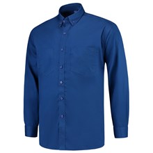 Werkhemd lange mouw royal blue