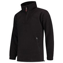 Fleece sweater zwart