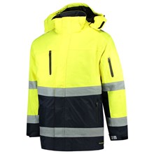 Parka EN471 TPE-3001 navy/fl.geel