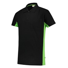 Polo bi-color zwart/groen