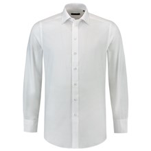 Heren overhemd basic Oxford wit