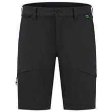 Werkbroek Short fitted stretch zwart