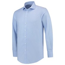 Overhemd heren fitted blue