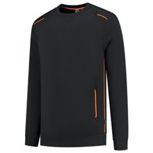 Sweater Accent zwart/oranje