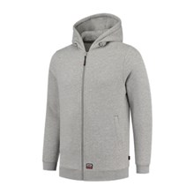 Hooded vest grey melange 60°C wasbaar