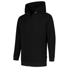 Hooded vest zwart 60°C wasbaar