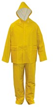 Regenpak Rayon 2-delig geel