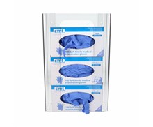 Wandhouder transparant tbv handschoenen