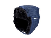 Bontmuts met oorkleppen navy